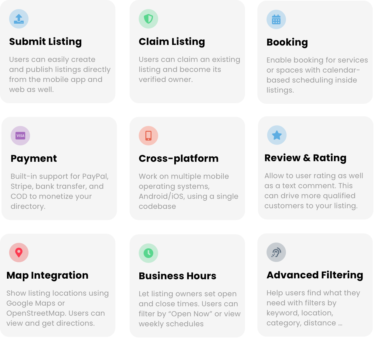Listar FluxPro – Directory & Classified Mobile App Full Solution