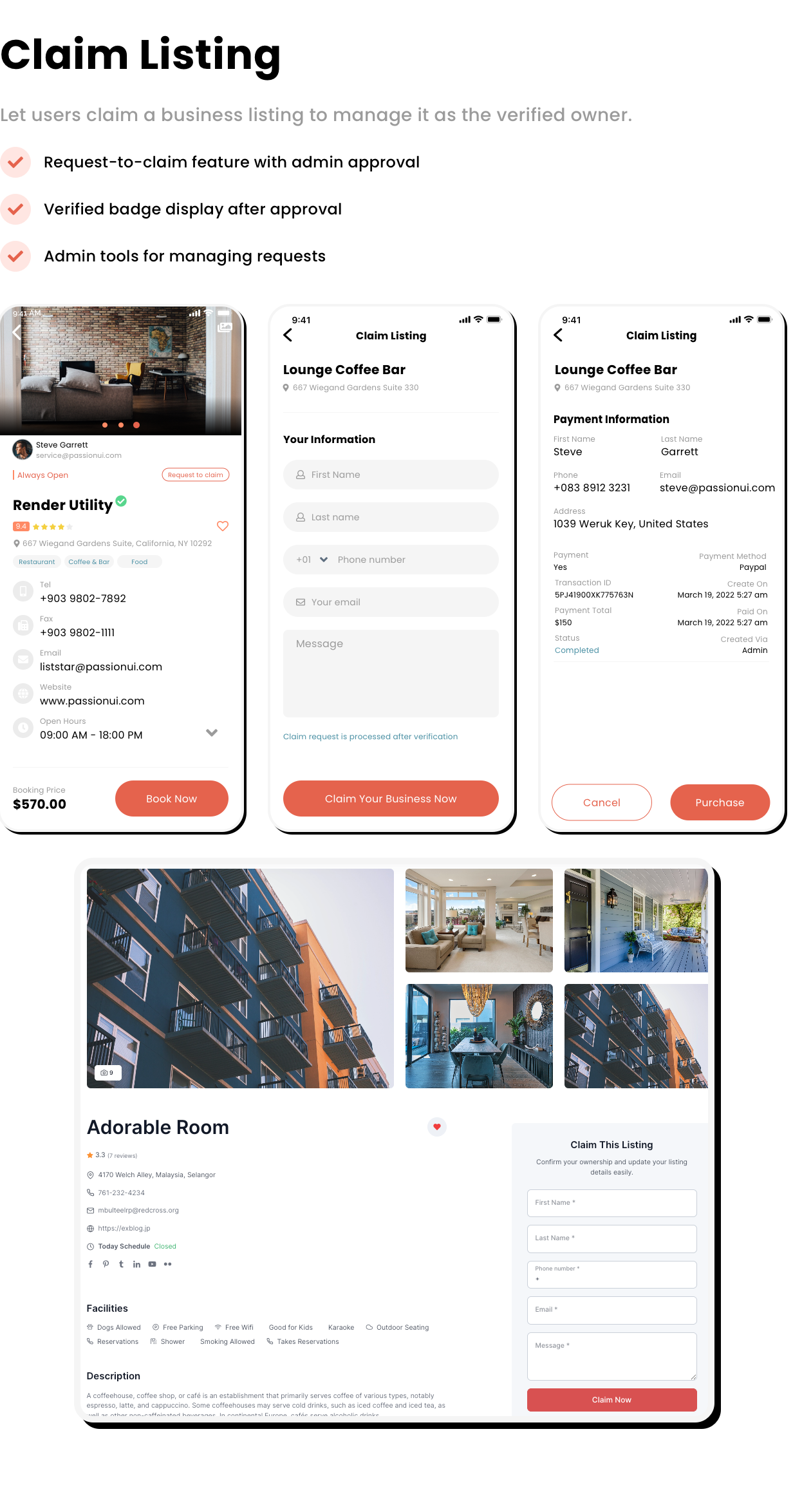 Listar FluxPro – Directory & Classified Mobile App Full Solution